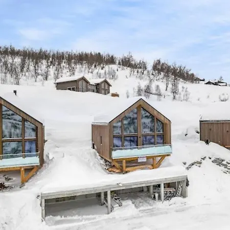 بيت للعطل Flygende Utsiktshytte Med Magisk Utsikt